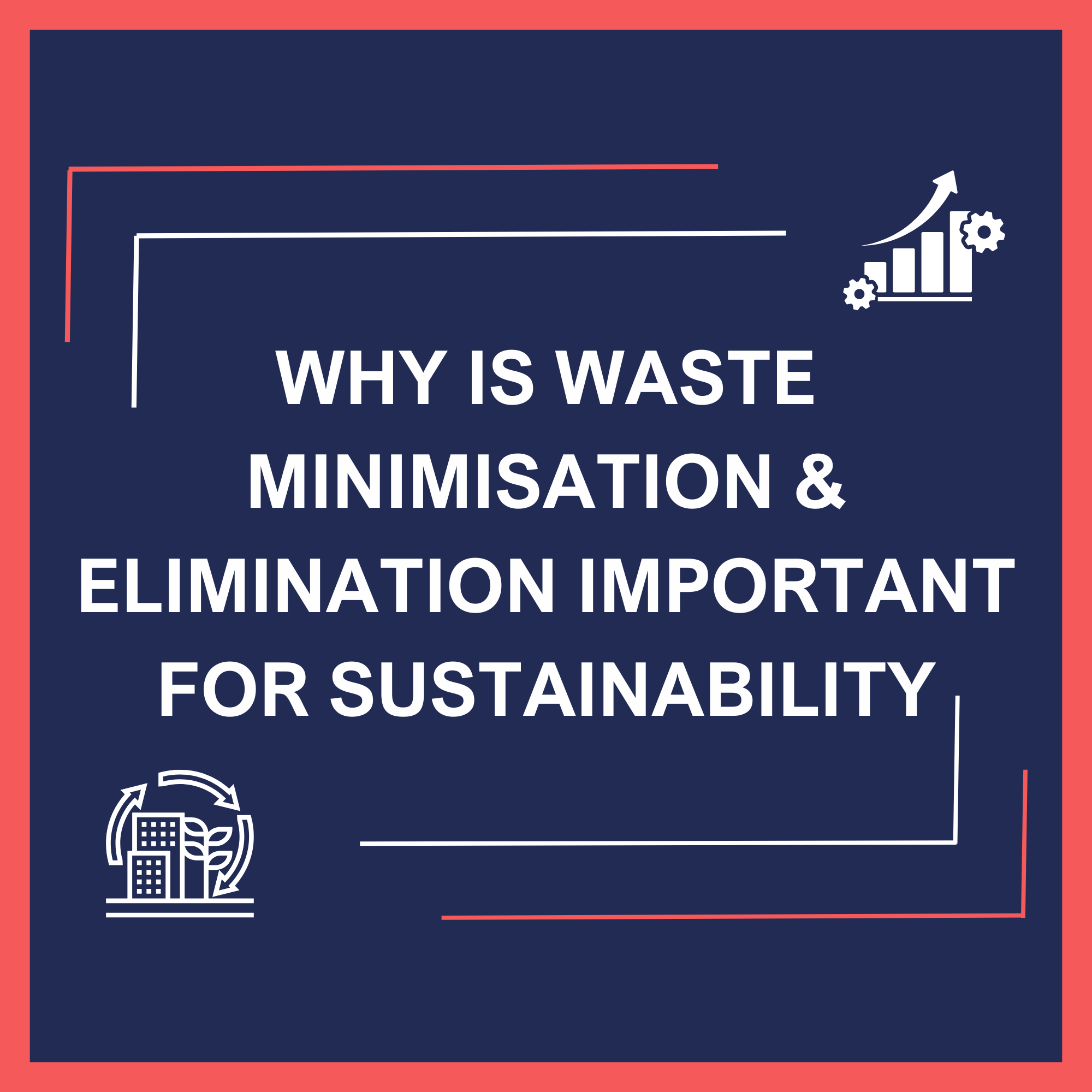 Why is waste minimisation & elimination important for sustainability?